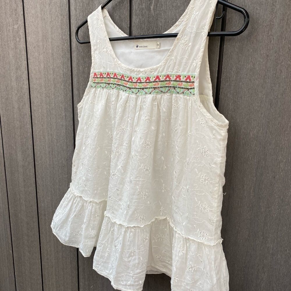 Paper Crane Embroidered Top - Picture 3 of 8